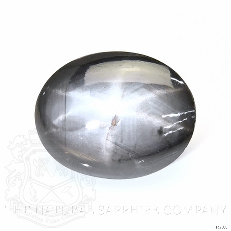 3.94 Ct. Black Star Sapphire from Ceylon (Sri Lanka)