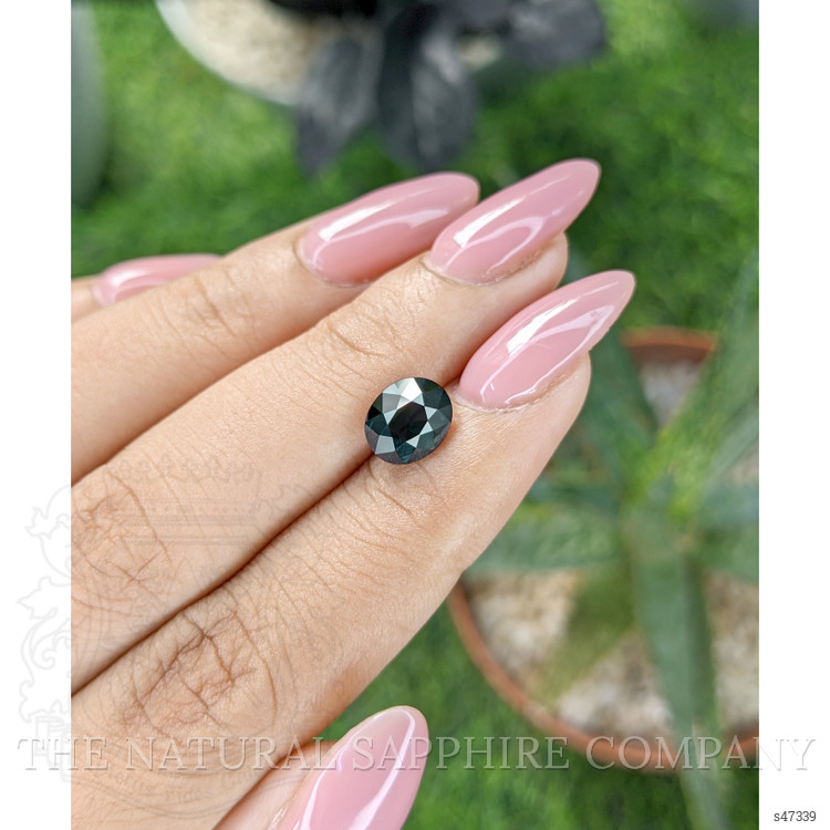 2.55 Ct. Bluish Green Sapphire from Madagascar