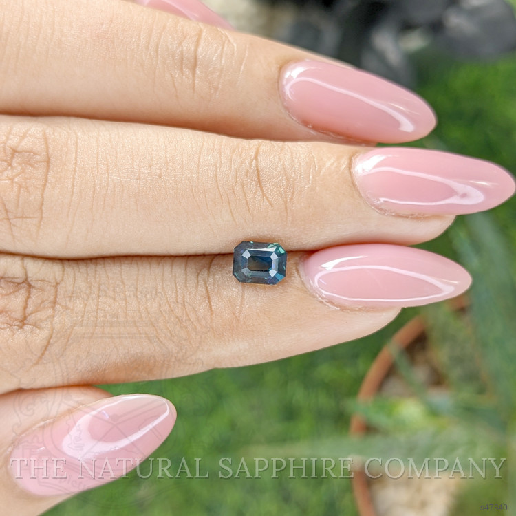 1.03 Ct. Greenish Blue Sapphire from Madagascar