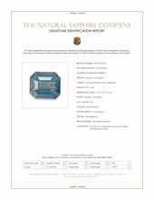 1.68 Ct. Greenish Blue Sapphire from Madagascar Scan Report