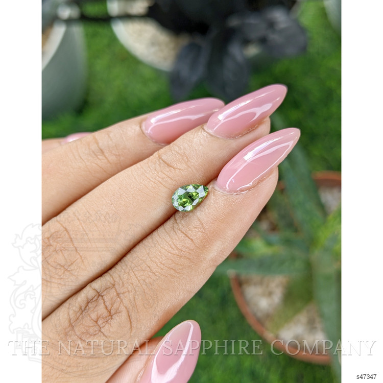 0.99 Ct. Green Sapphire from Madagascar
