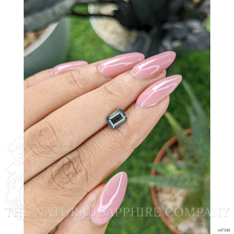 1.04 Ct. Bluish Green Sapphire from Madagascar
