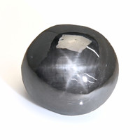 6.33 Ct. Black Star Sapphire from Ceylon (Sri Lanka) Video