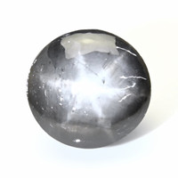 6.12 Ct. Black Star Sapphire from Ceylon (Sri Lanka) Video
