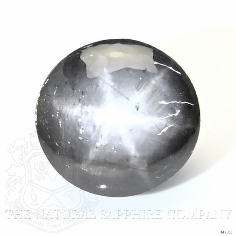 6.12 Ct. Black Star Sapphire from Ceylon (Sri Lanka)