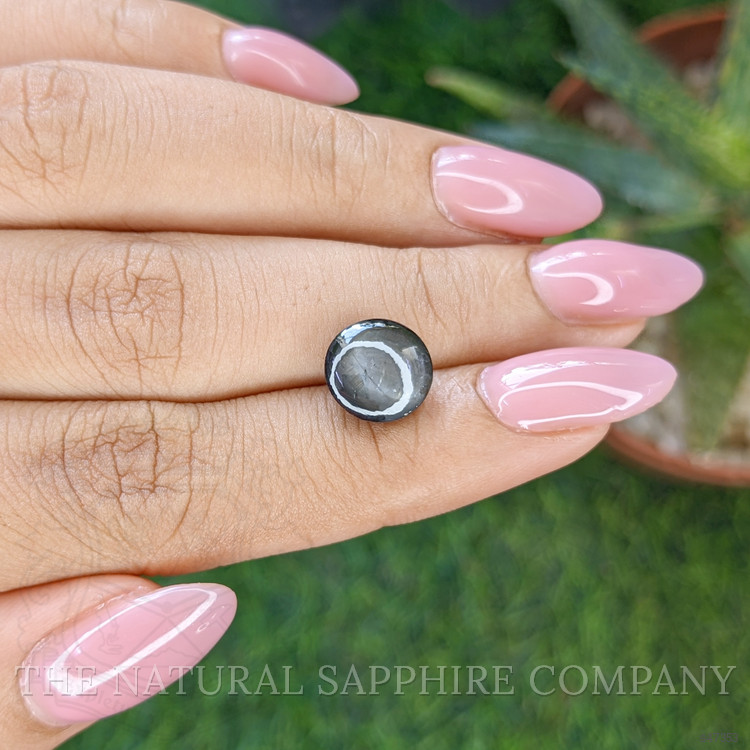 6.12 Ct. Black Star Sapphire from Ceylon (Sri Lanka)