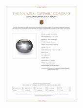 5.21 Ct. Black Star Sapphire from Ceylon (Sri Lanka) Scan Report