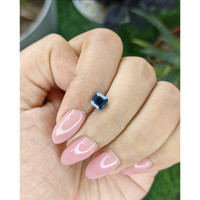 1.03 Ct. Blue Sapphire from Madagascar Life Style