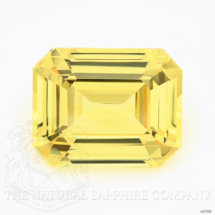12.33 Ct. Yellow Sapphire from Ceylon (Sri Lanka)