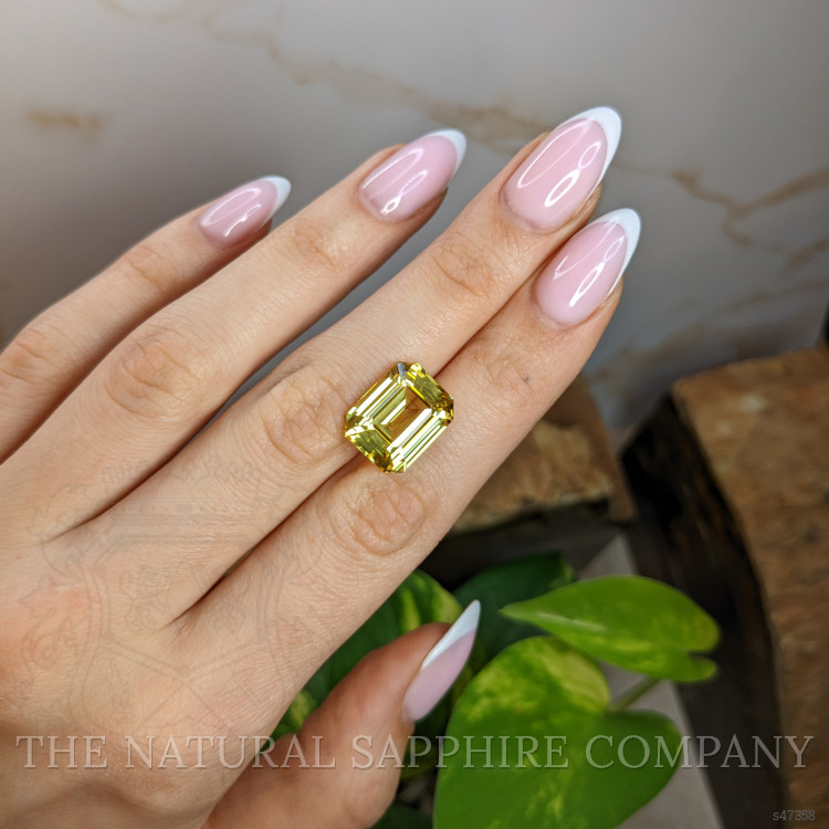 12.33 Ct. Yellow Sapphire from Ceylon (Sri Lanka)
