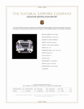 3.21 Ct. White Sapphire from Ceylon (Sri Lanka) Scan Report