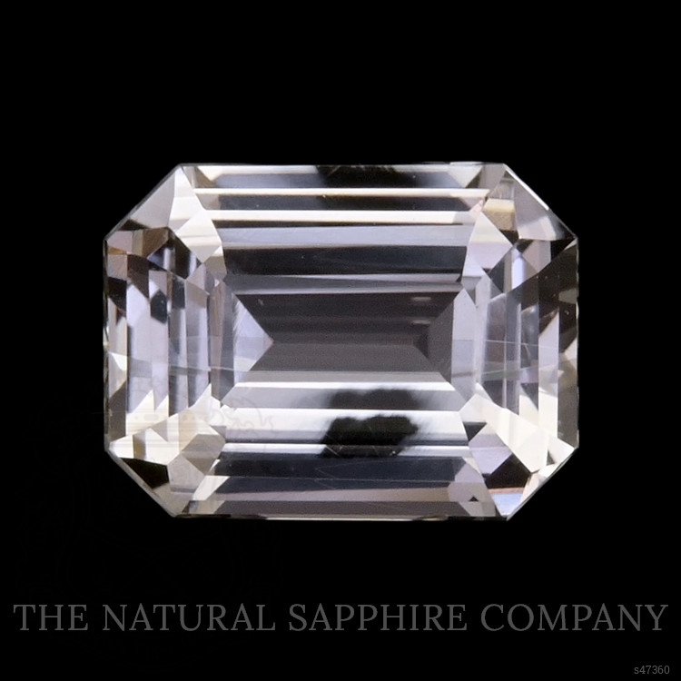3.21 Ct. White Sapphire from Ceylon (Sri Lanka)