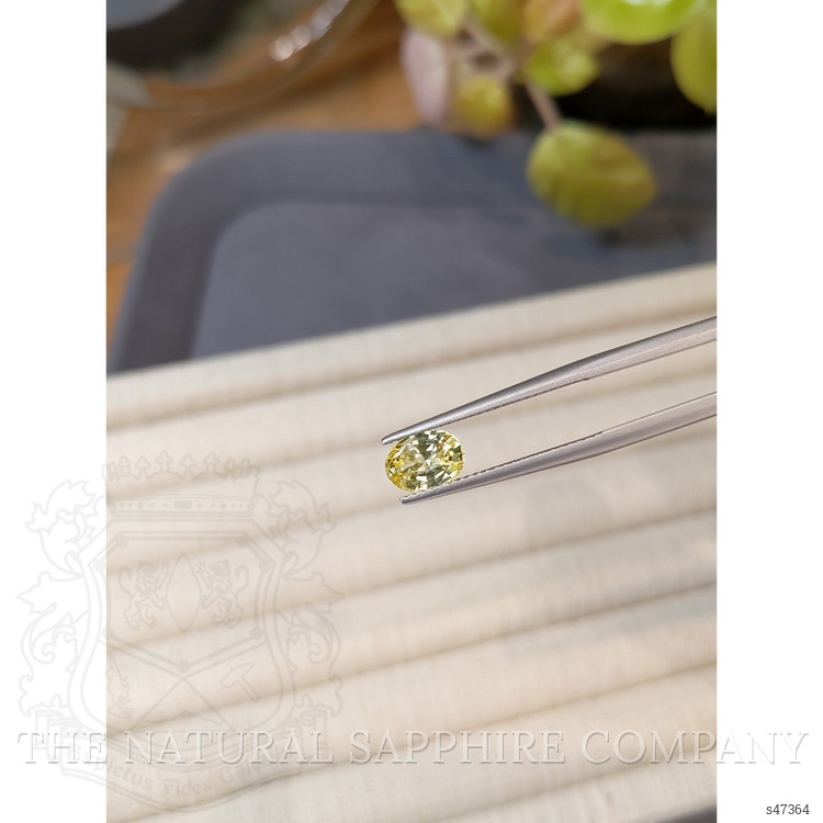 1.38 Ct. Yellow Sapphire from Ceylon (Sri Lanka)