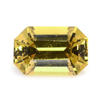 0.60 Ct. Greenish Yellow Sapphire from Ceylon (Sri Lanka) Video