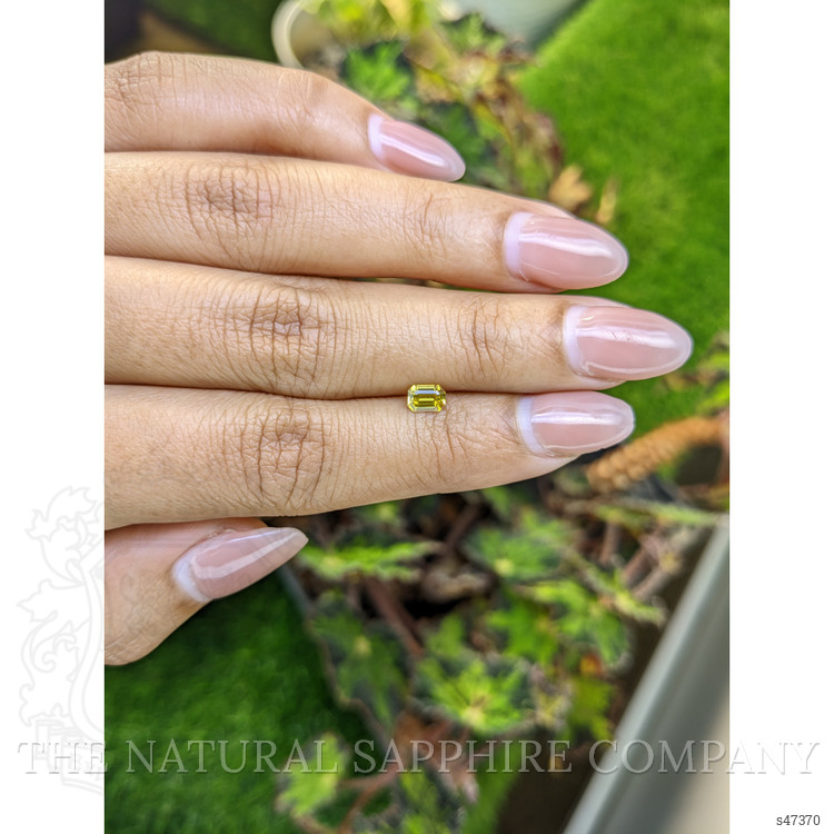 0.40 Ct. Yellow Sapphire from Ceylon (Sri Lanka)