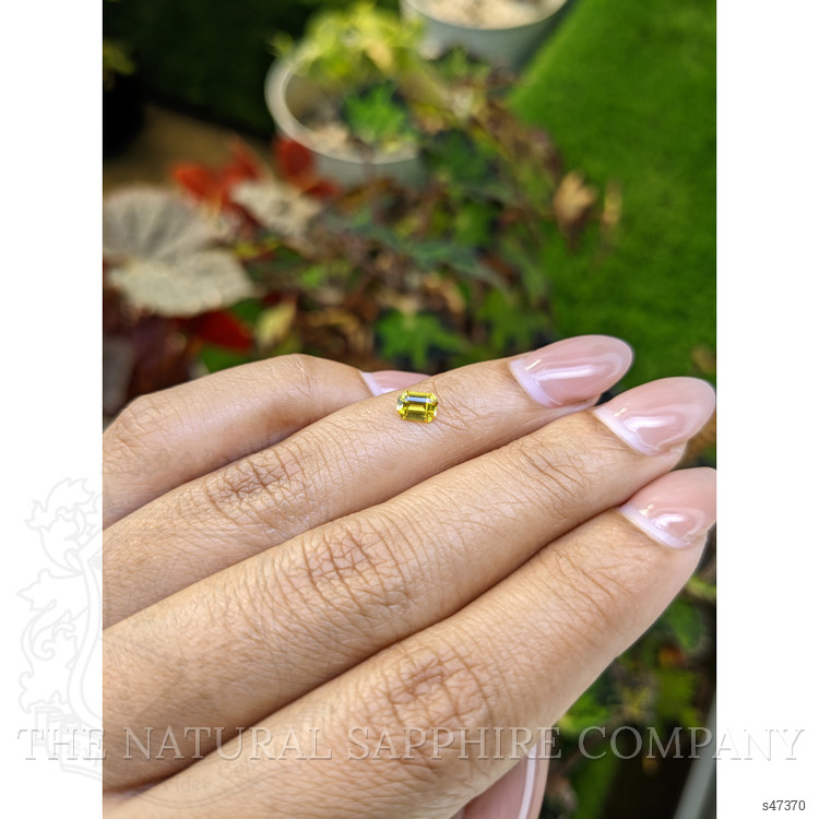 0.40 Ct. Yellow Sapphire from Ceylon (Sri Lanka)