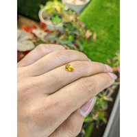 1.13 Ct. Orangish Yellow Sapphire from Ceylon (Sri Lanka) Life Style