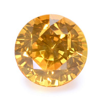 1.43 Ct. Orangish Yellow Sapphire from Ceylon (Sri Lanka) Video
