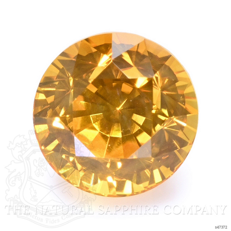 1.43 Ct. Orangish Yellow Sapphire from Ceylon (Sri Lanka)