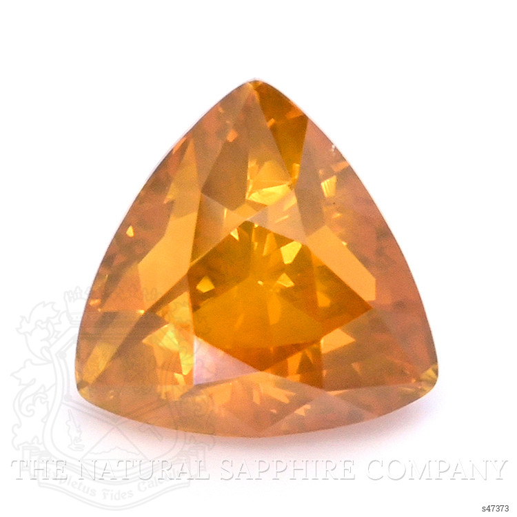 1.39 Ct. Yellowish Orange Sapphire from Ceylon (Sri Lanka)