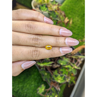 1.44 Ct. Orangish Yellow Sapphire from Ceylon (Sri Lanka) Life Style