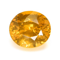 1.64 Ct. Orangish Yellow Sapphire from Ceylon (Sri Lanka) Video