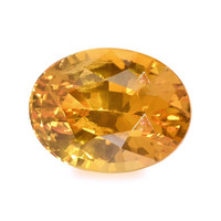1.43 Ct. Orangish Yellow Sapphire from Ceylon (Sri Lanka) Video