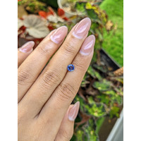 0.63 Ct. Blue Sapphire from Ceylon (Sri Lanka) Life Style