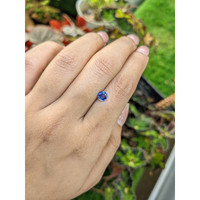 0.63 Ct. Blue Sapphire from Ceylon (Sri Lanka) Life Style