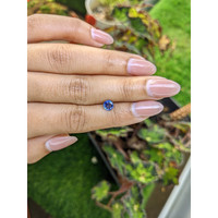 0.63 Ct. Blue Sapphire from Ceylon (Sri Lanka) Life Style