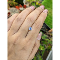 0.80 Ct. Blue Sapphire from Ceylon (Sri Lanka) Life Style