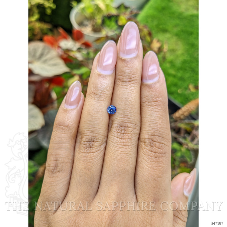 0.60 Ct. Blue Sapphire from Ceylon (Sri Lanka)