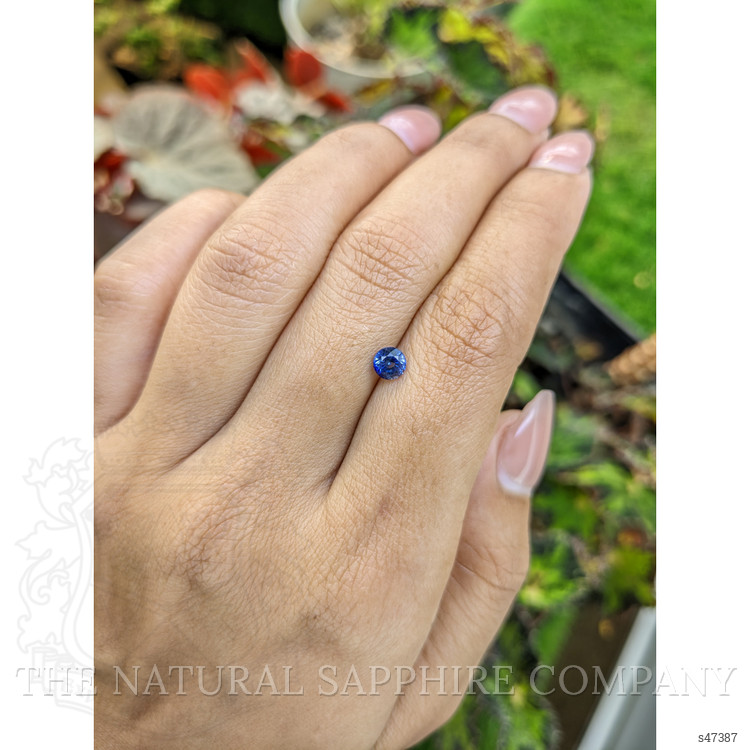 0.60 Ct. Blue Sapphire from Ceylon (Sri Lanka)