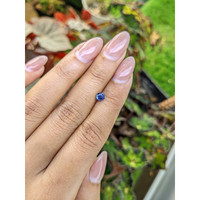 0.60 Ct. Blue Sapphire from Ceylon (Sri Lanka) Life Style