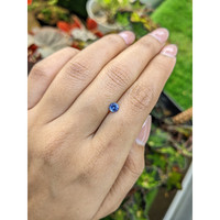 0.43 Ct. Blue Sapphire from Ceylon (Sri Lanka) Life Style
