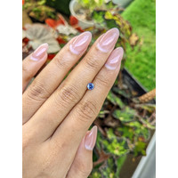 0.43 Ct. Blue Sapphire from Ceylon (Sri Lanka) Life Style