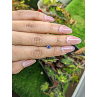0.43 Ct. Blue Sapphire from Ceylon (Sri Lanka) Life Style
