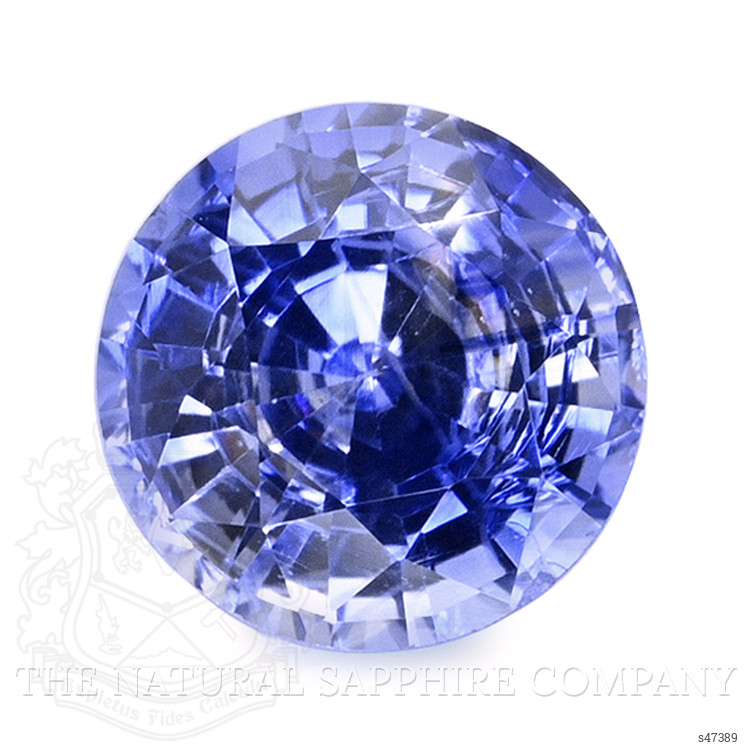 0.59 Ct. Blue Sapphire from Ceylon (Sri Lanka)