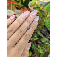 0.59 Ct. Blue Sapphire from Ceylon (Sri Lanka) Life Style