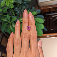 2.01 Ct. Pink Sapphire from Madagascar Life Style