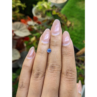 0.53 Ct. Blue Sapphire from Ceylon (Sri Lanka) Life Style