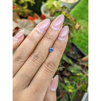 0.53 Ct. Blue Sapphire from Ceylon (Sri Lanka) Life Style