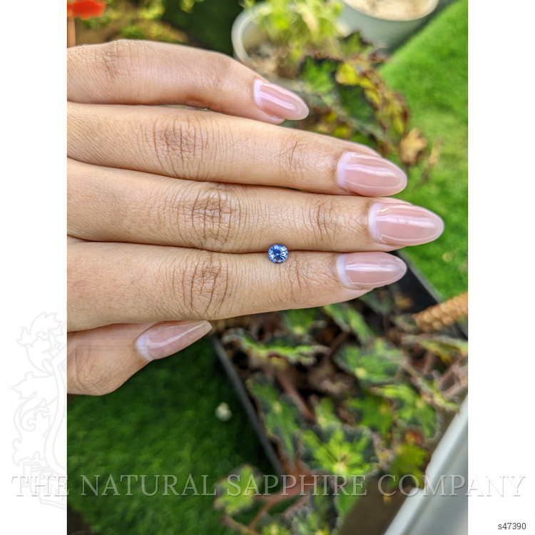 0.53 Ct. Blue Sapphire from Ceylon (Sri Lanka)