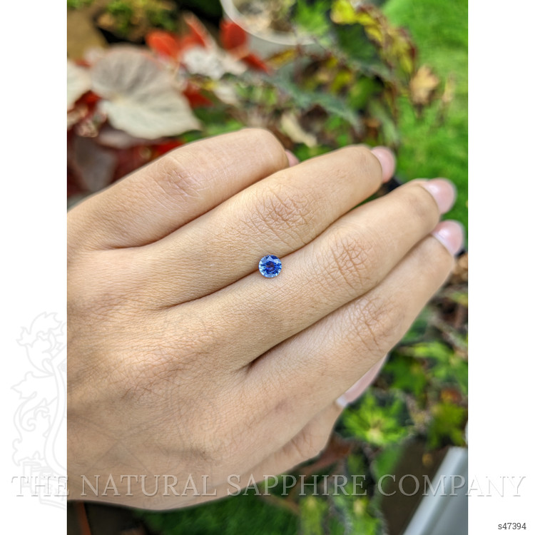0.42 Ct. Blue Sapphire from Ceylon (Sri Lanka)