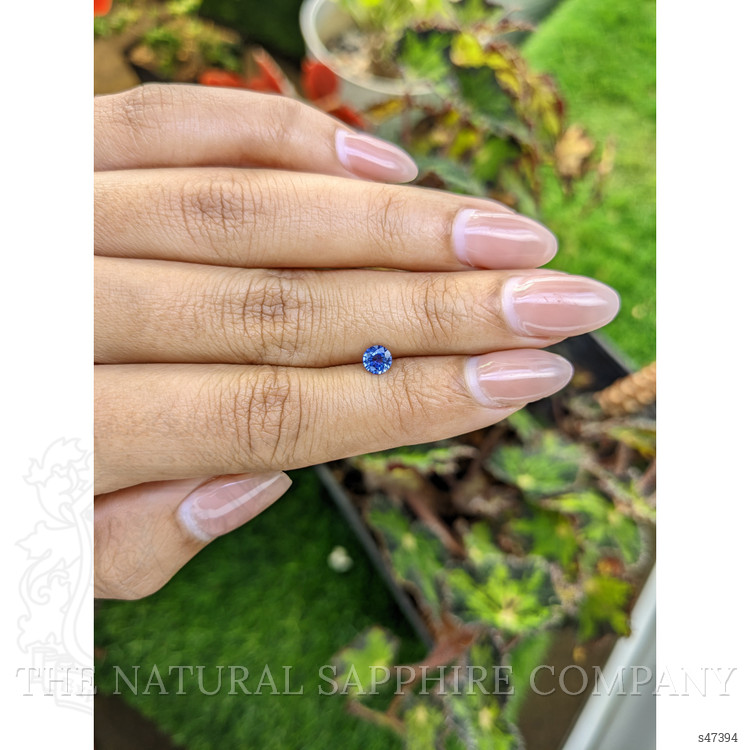 0.42 Ct. Blue Sapphire from Ceylon (Sri Lanka)