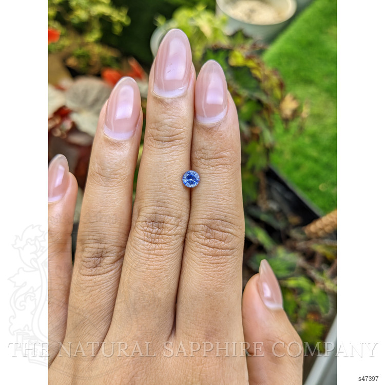 0.61 Ct. Blue Sapphire from Ceylon (Sri Lanka)