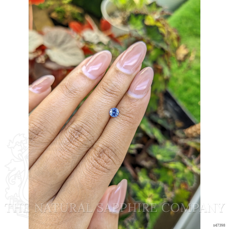 0.38 Ct. Blue Sapphire from Ceylon (Sri Lanka)