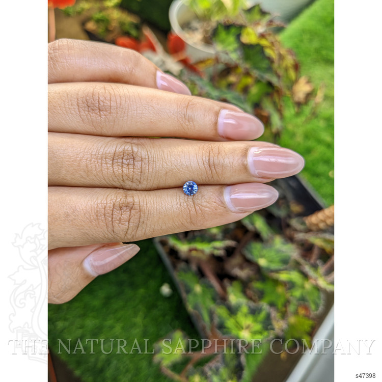 0.38 Ct. Blue Sapphire from Ceylon (Sri Lanka)