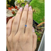 0.38 Ct. Blue Sapphire from Ceylon (Sri Lanka) Life Style