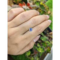 0.73 Ct. Blue Sapphire from Ceylon (Sri Lanka) Life Style
